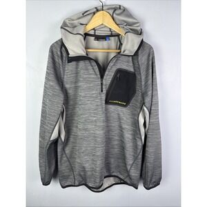 J Lindbergh 1/4‎ Zip Pullover Hooded Golf Jacket XL Gray Heather